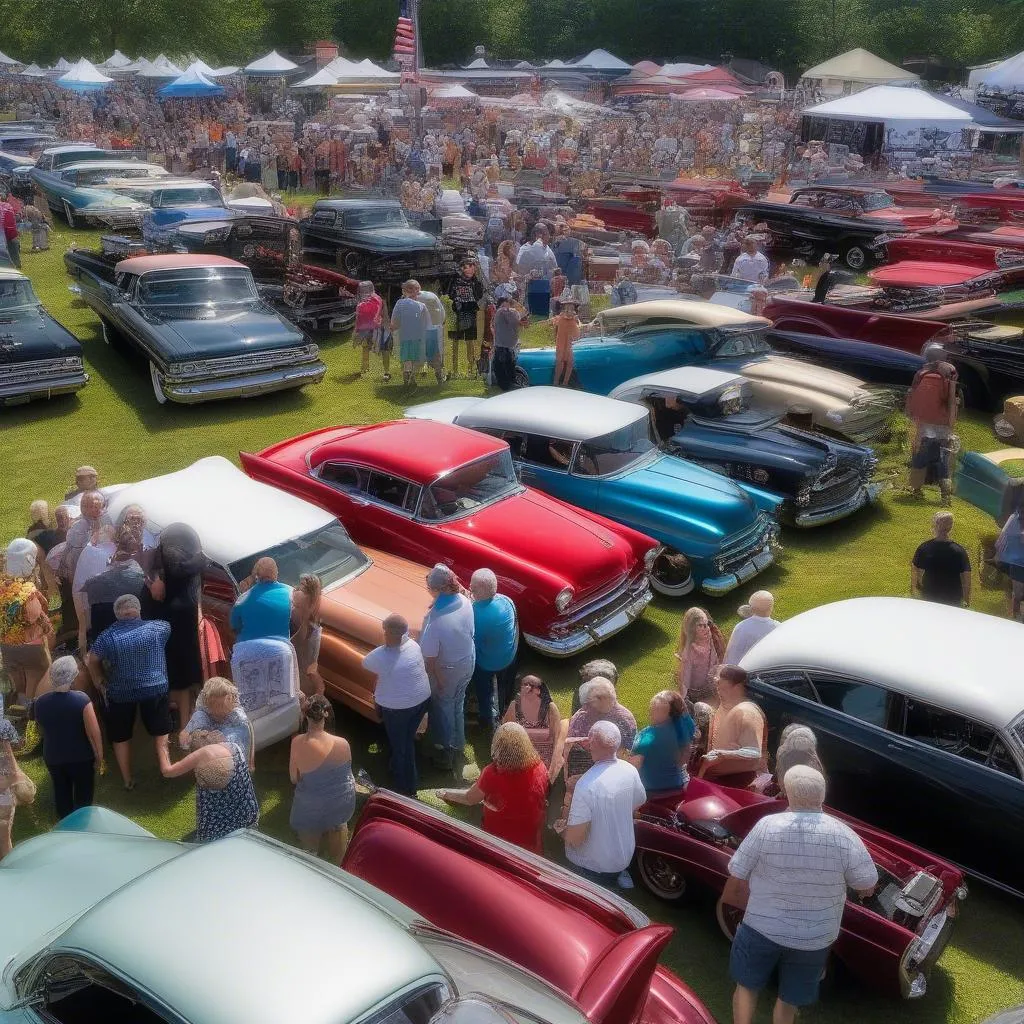 Car Show Crowd