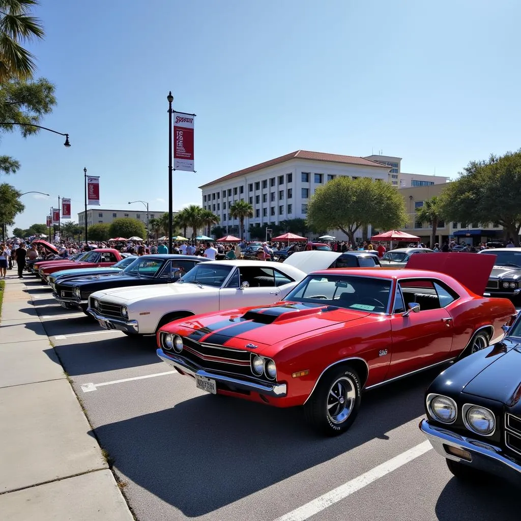 Classic Cars on Display at a Melbourne Car Show