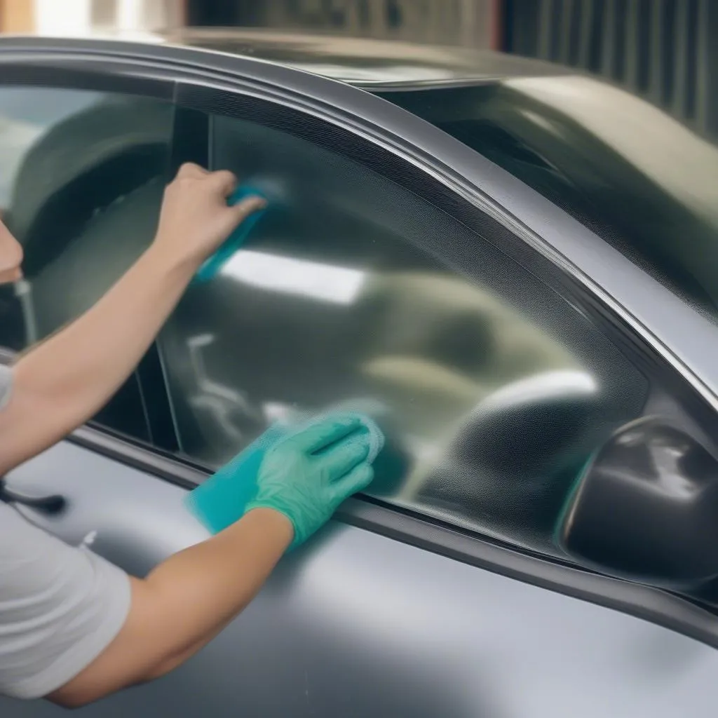 Tips on how to apply sun car stickers to a car correctly and safely