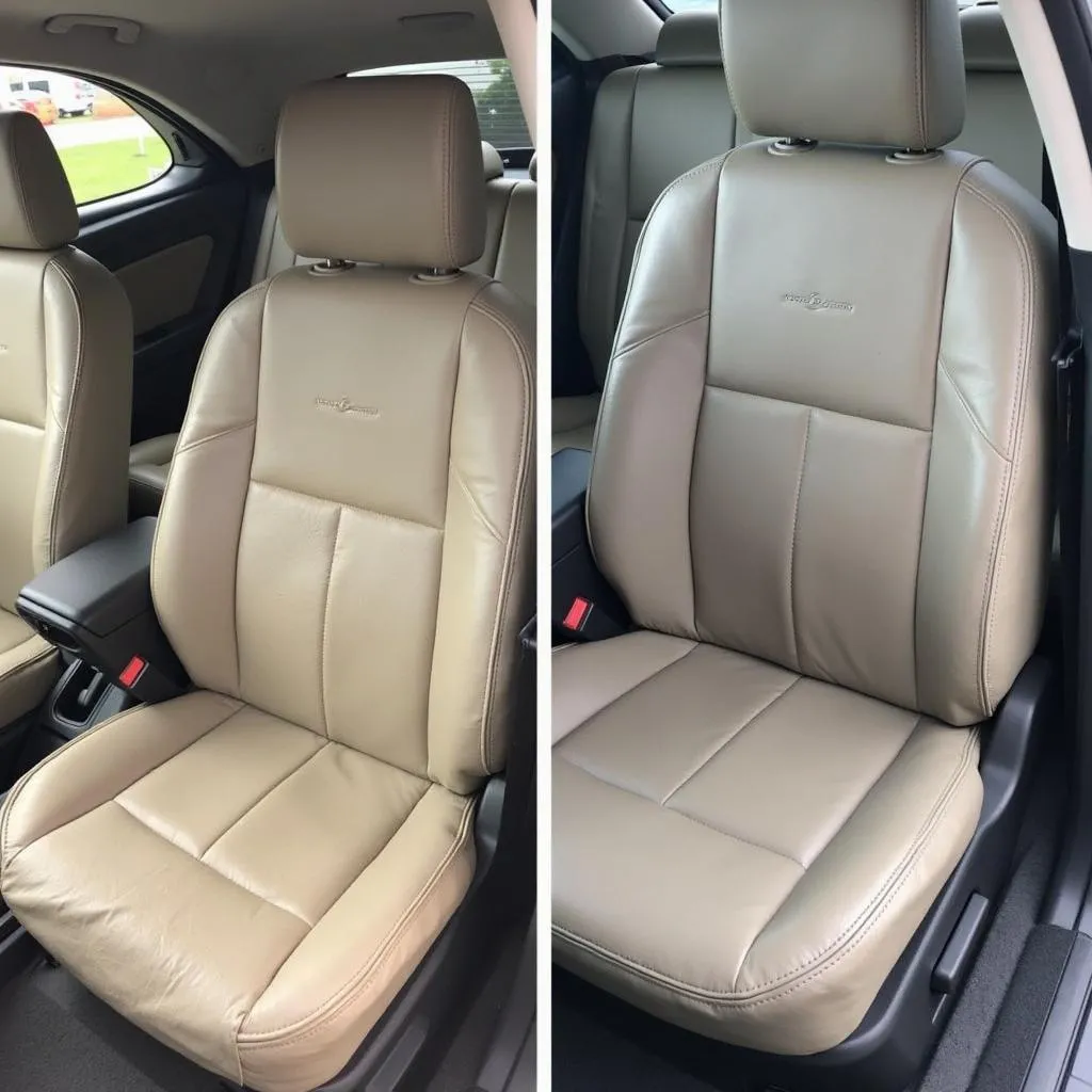 Car Upholstery Before and After in Dayton Ohio