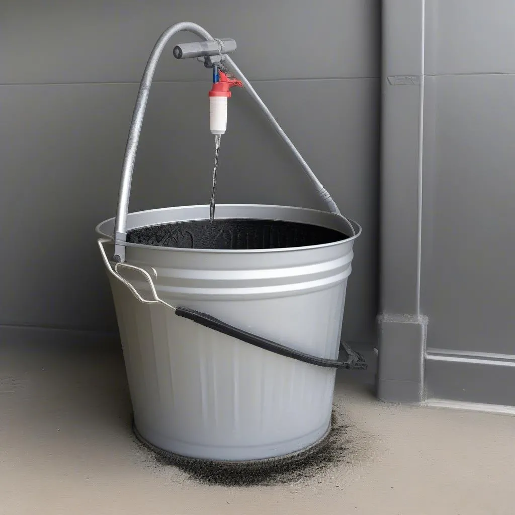 Car Wash Bucket with Dirt Trap