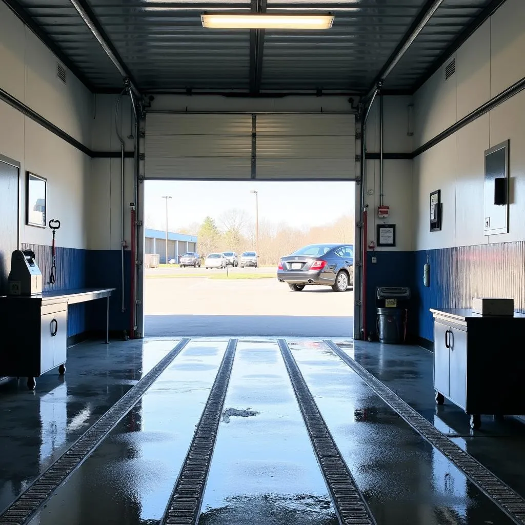 Car wash interior in Clarkston