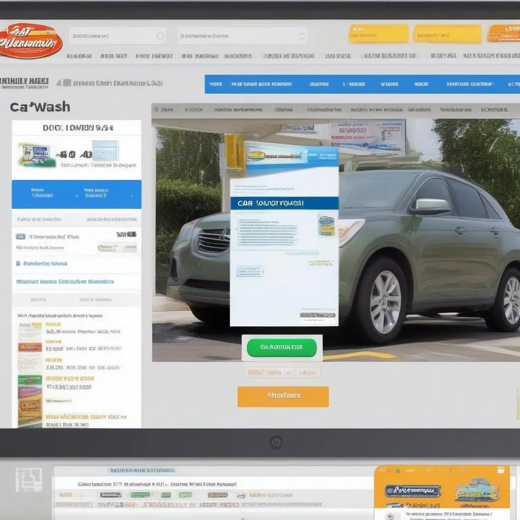 Online car wash coupon aggregator