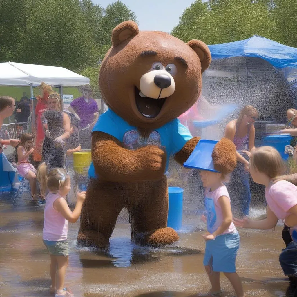 Entertainment at a Car Wash Fundraiser