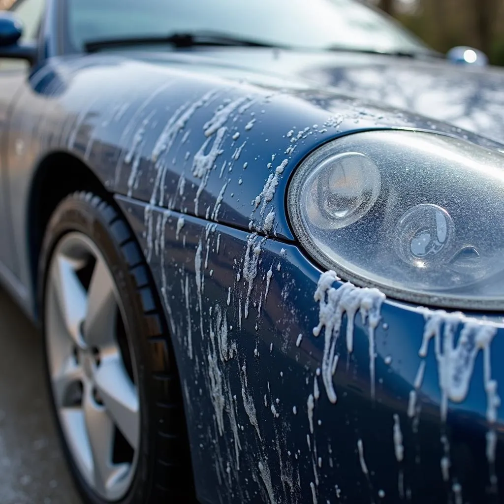 Car wash swirl marks