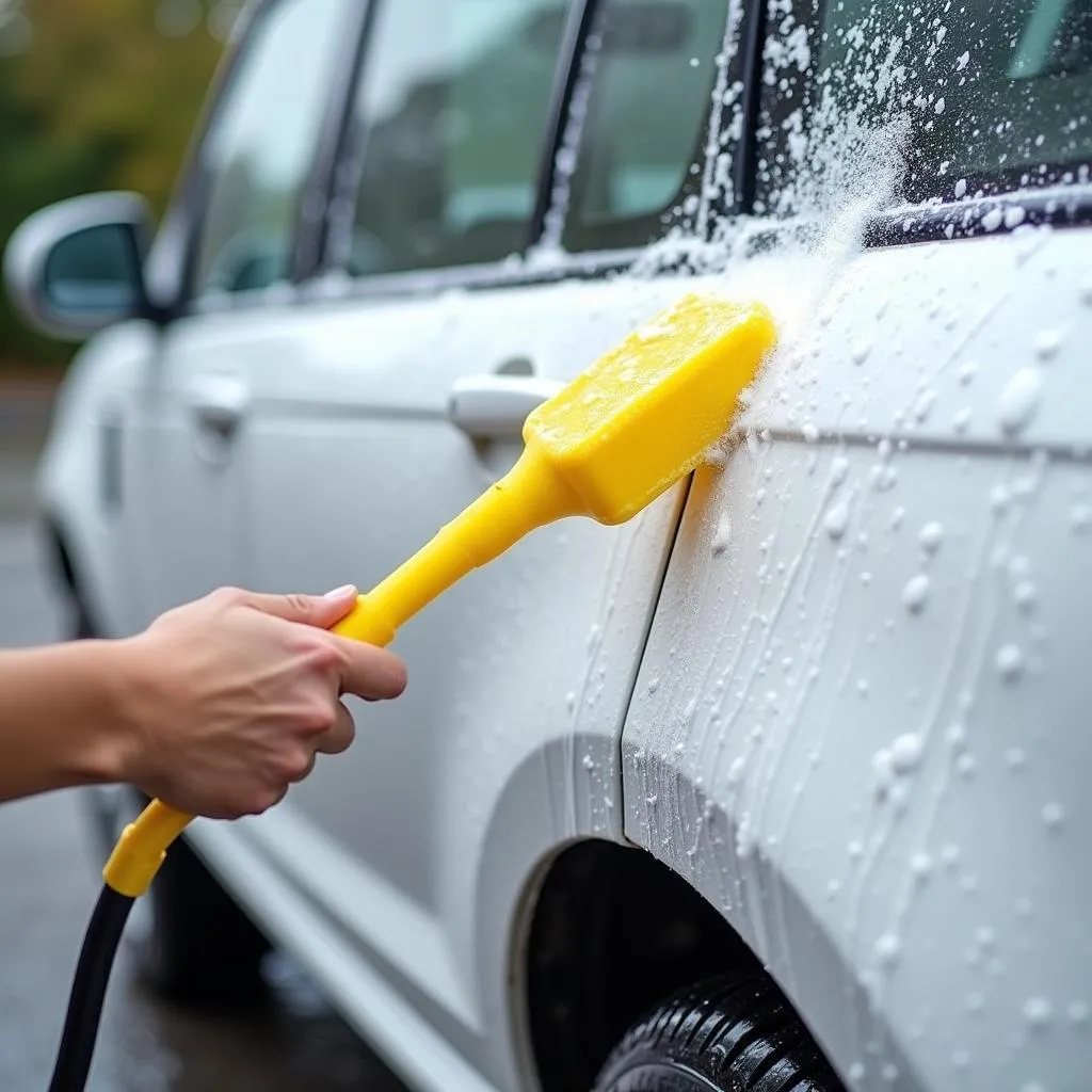 Using Car Wash Wand on SUV