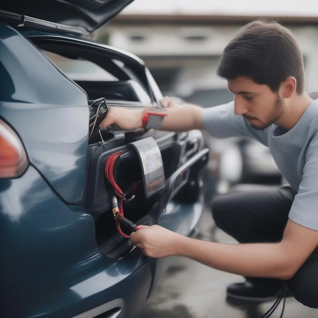 car welcome lights installation