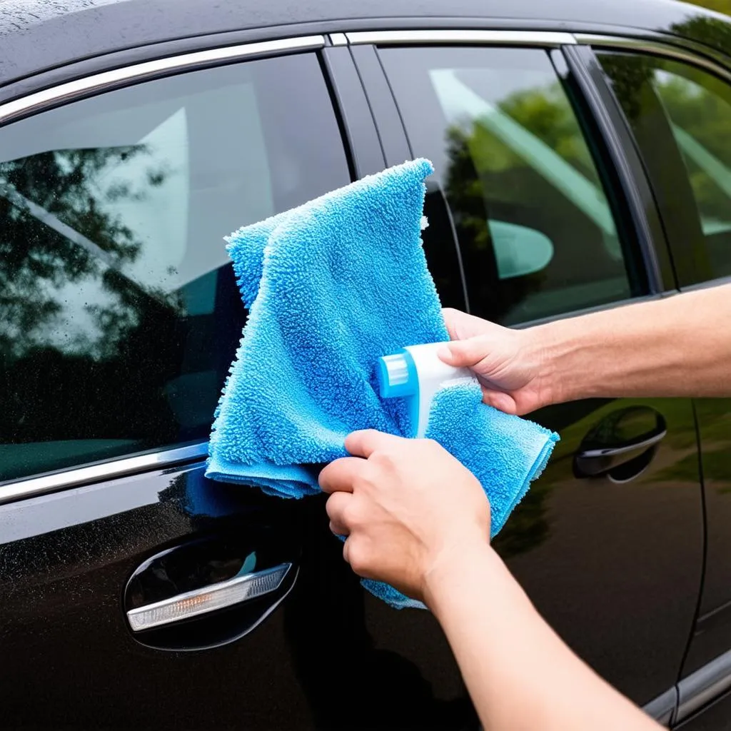 Car Window Cleaning