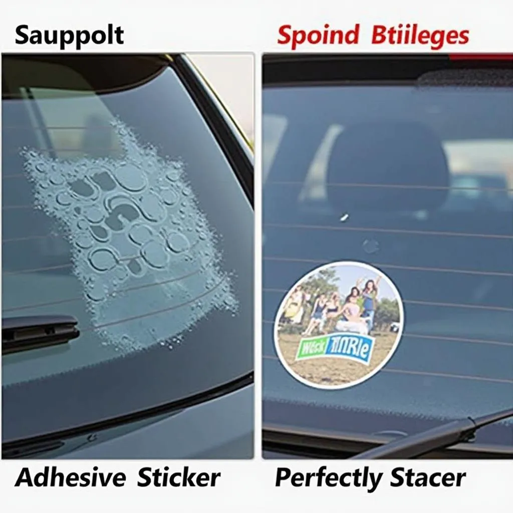 Car Window Static Stickers