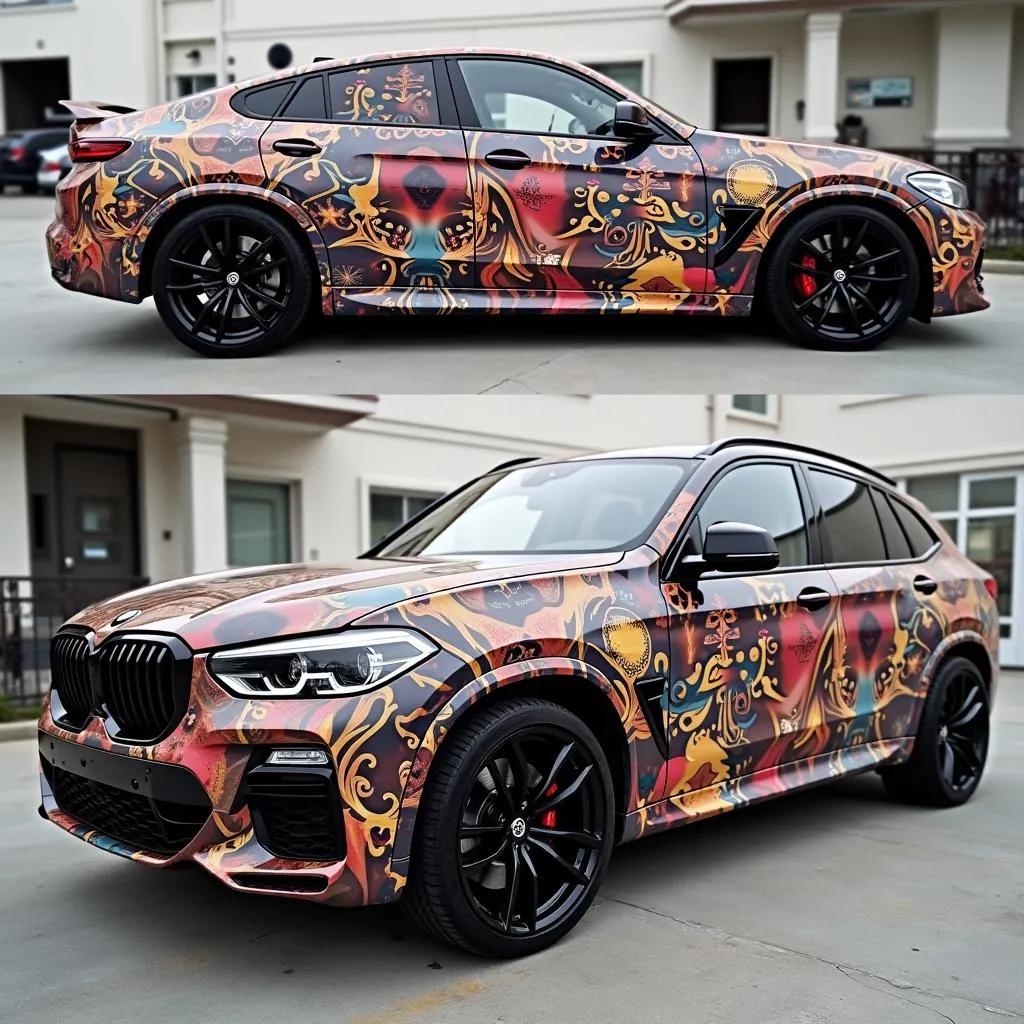 Car wrap with custom design in Augusta, GA 