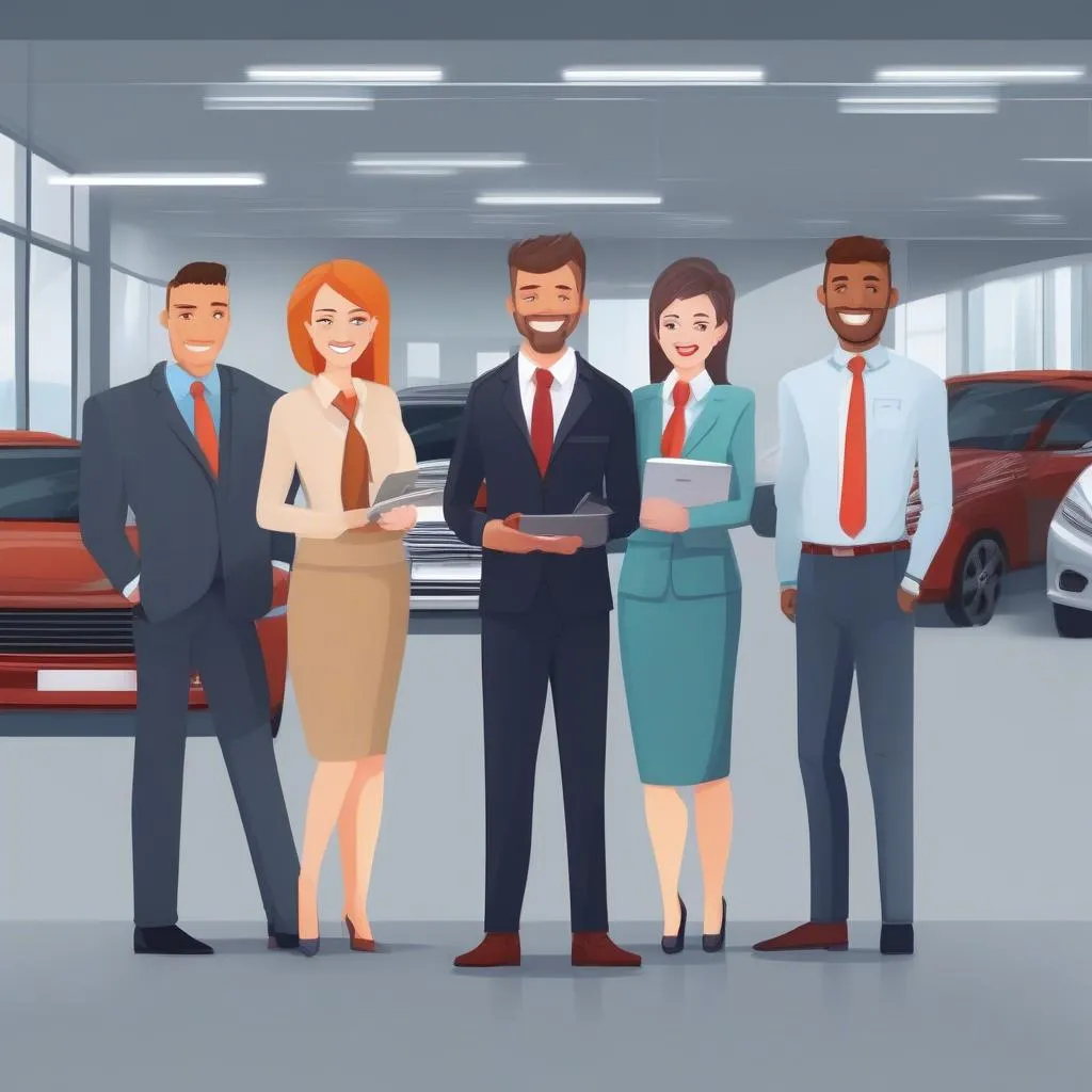 Car Dealership Sales Team