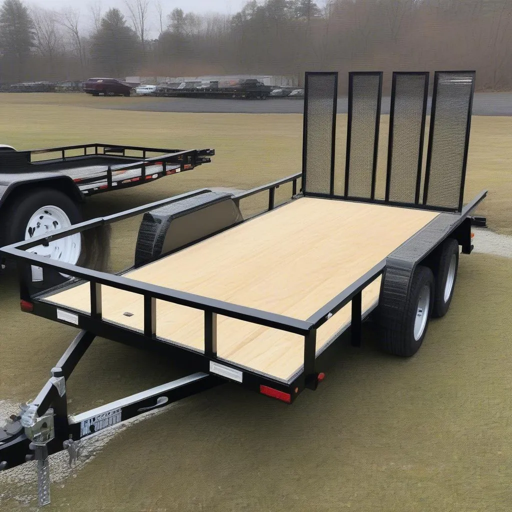 Car Hauler Trailer with Features