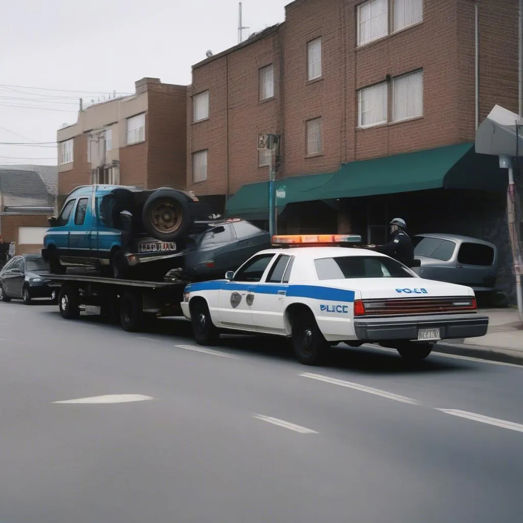 Impounded car