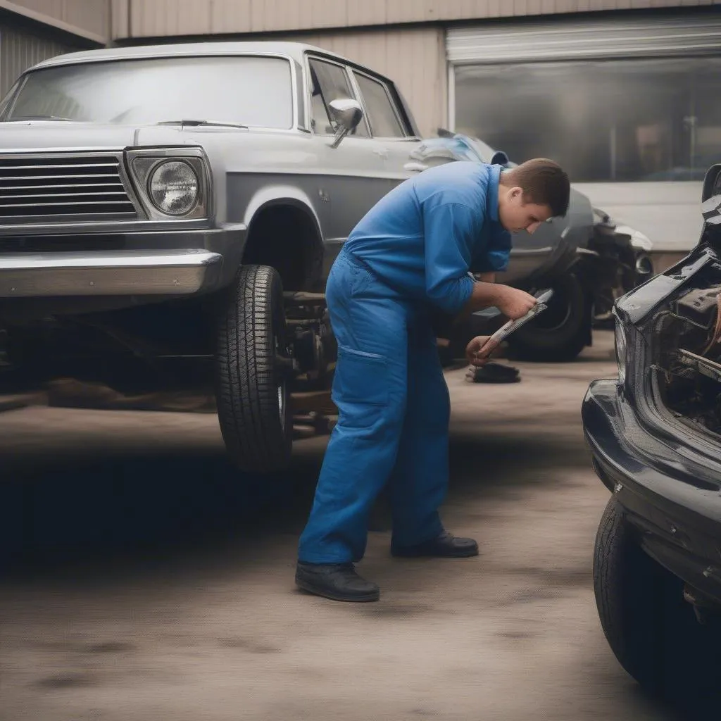 Car Inspection by Mechanic