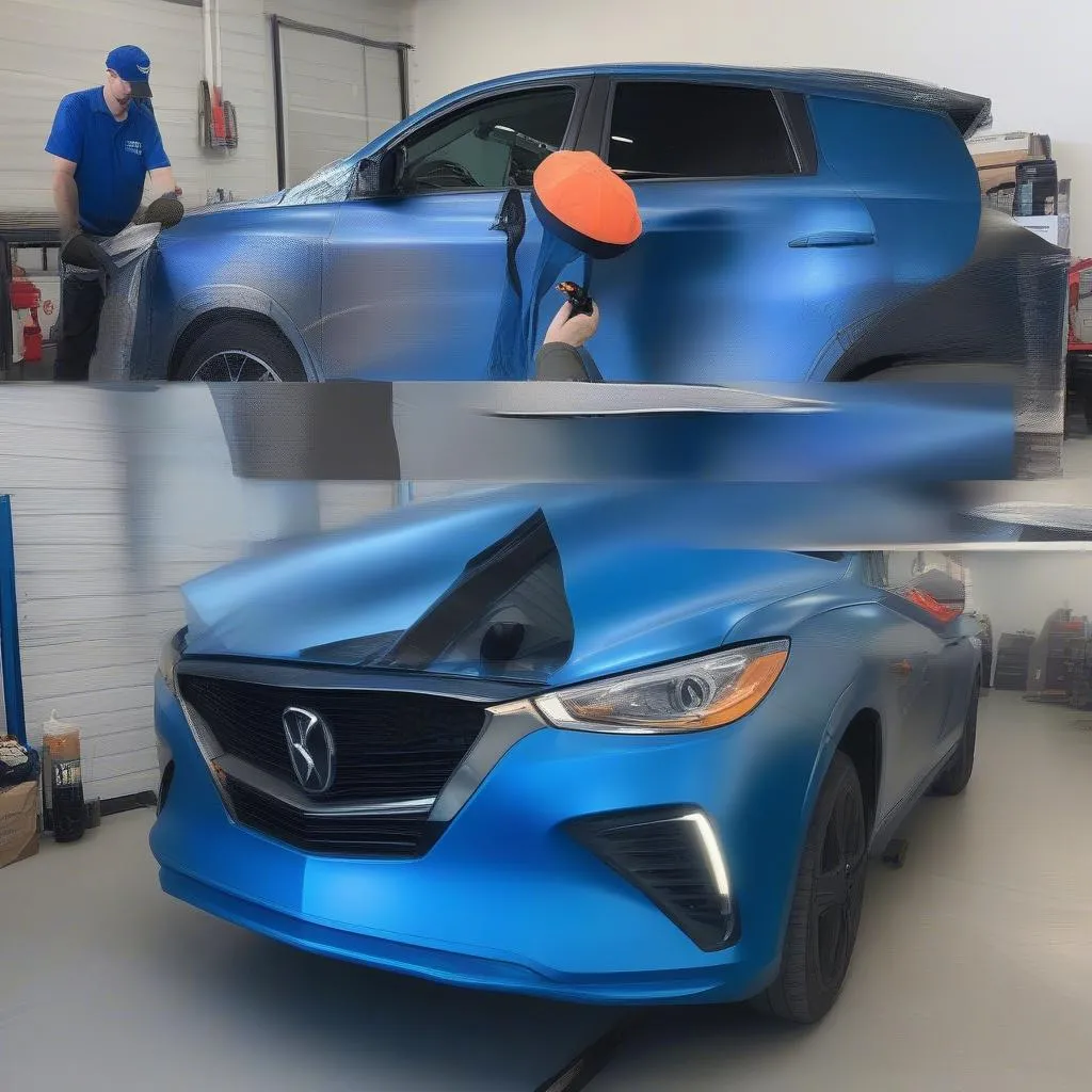 Professional Car Wrap Installation