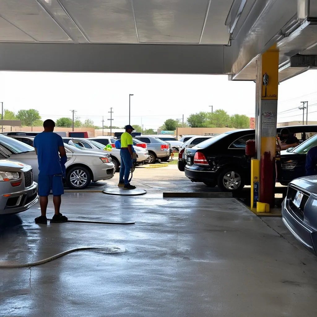 Full-service car wash in Round Rock