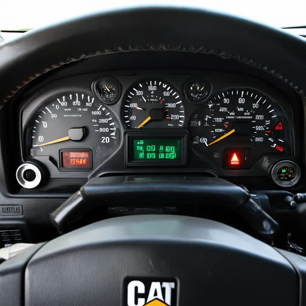 Caterpillar Truck Dashboard