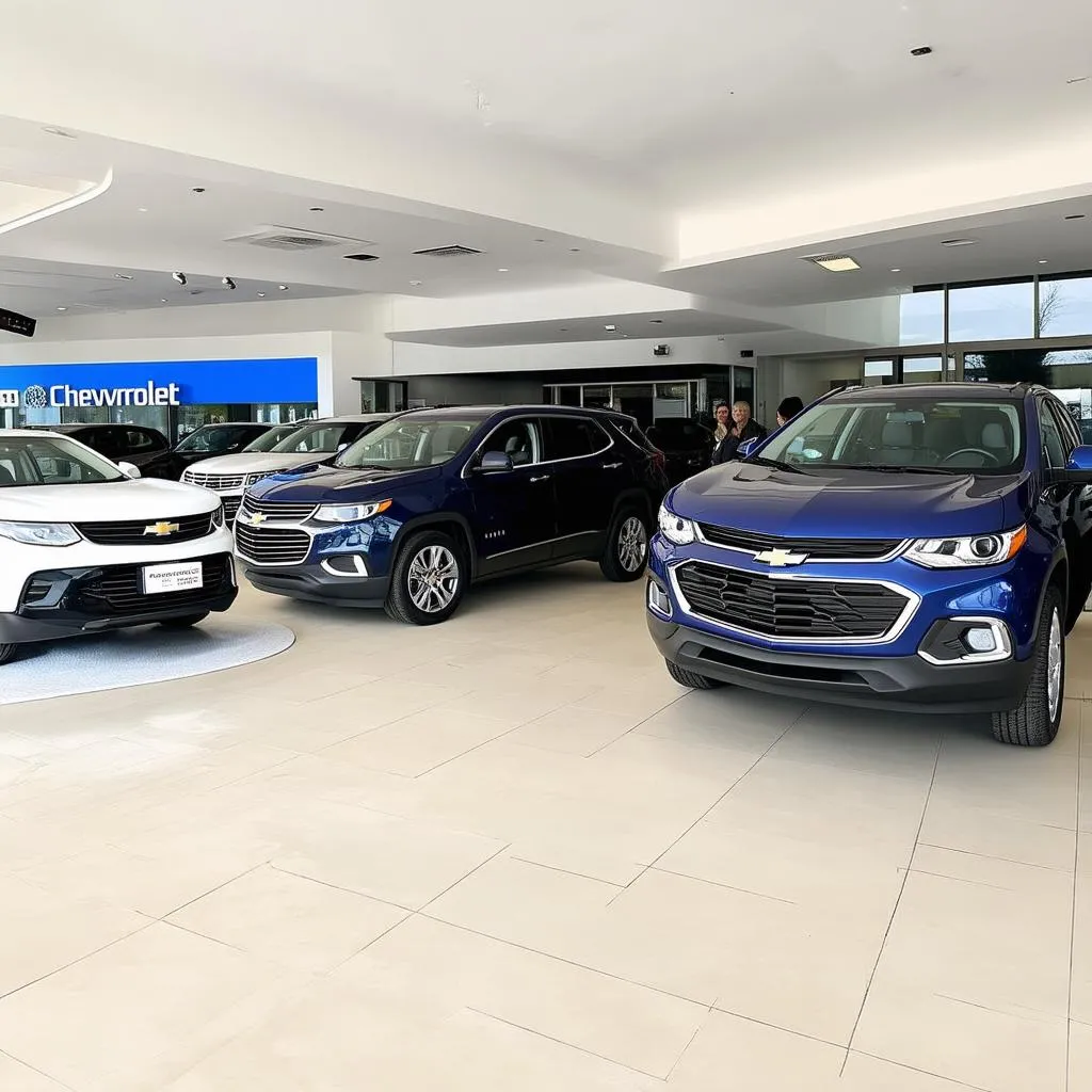 Modern Chevrolet Dealership