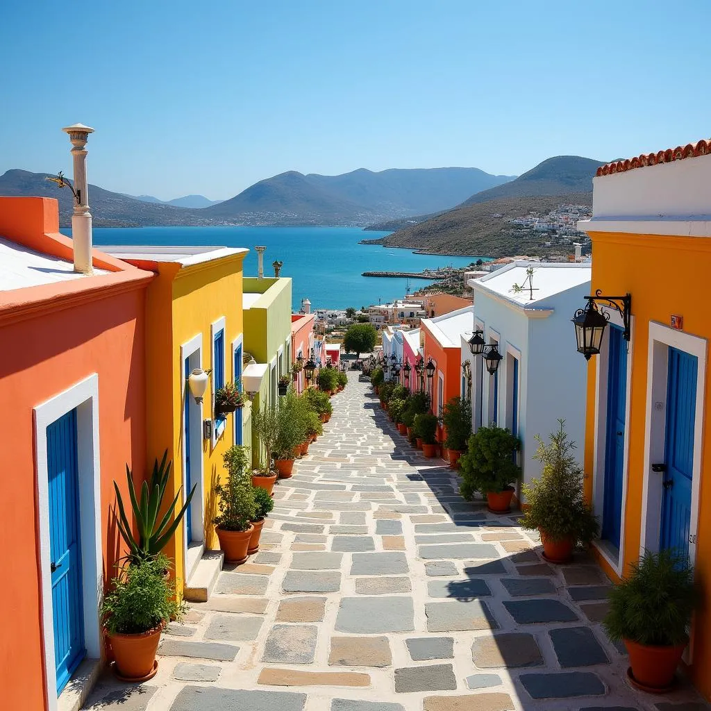 Chora Naxos Town View