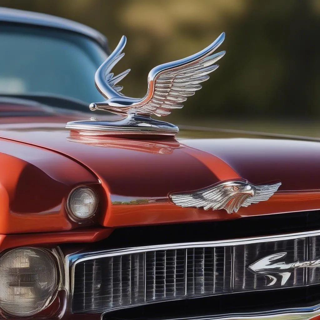 Classic Car Chrome Eagle Hood Ornament