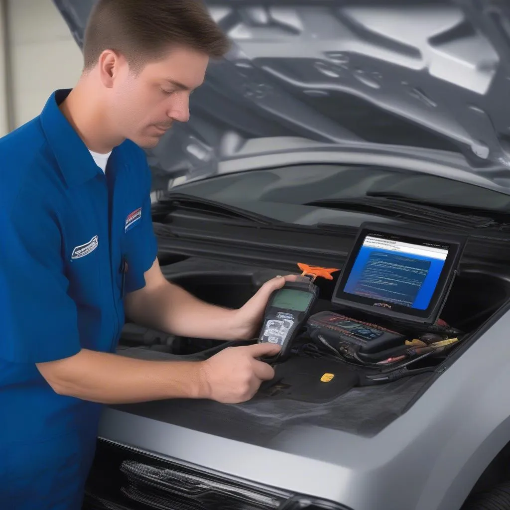 Using a professional-grade scan tool for diagnosing Chrysler P0700