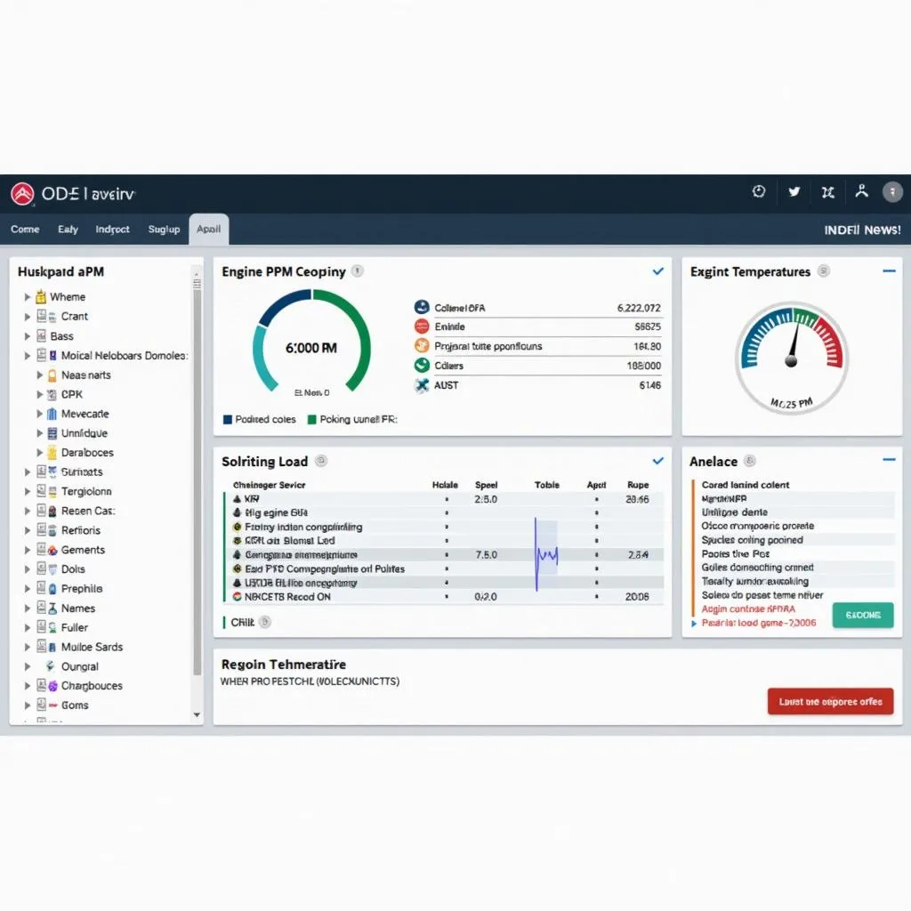 Citroën C4 OBD Software Dashboard