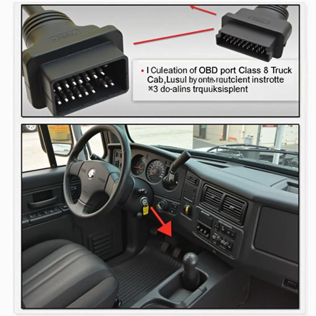 Class 8 Truck OBD Port Location