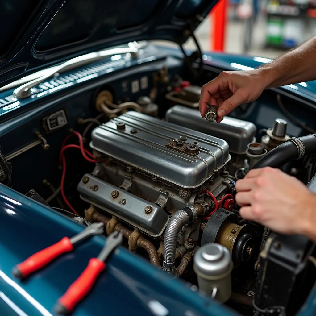 Restoring a Classic Car Engine