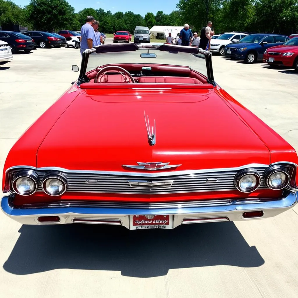 Classic Car on a Used Car Lot