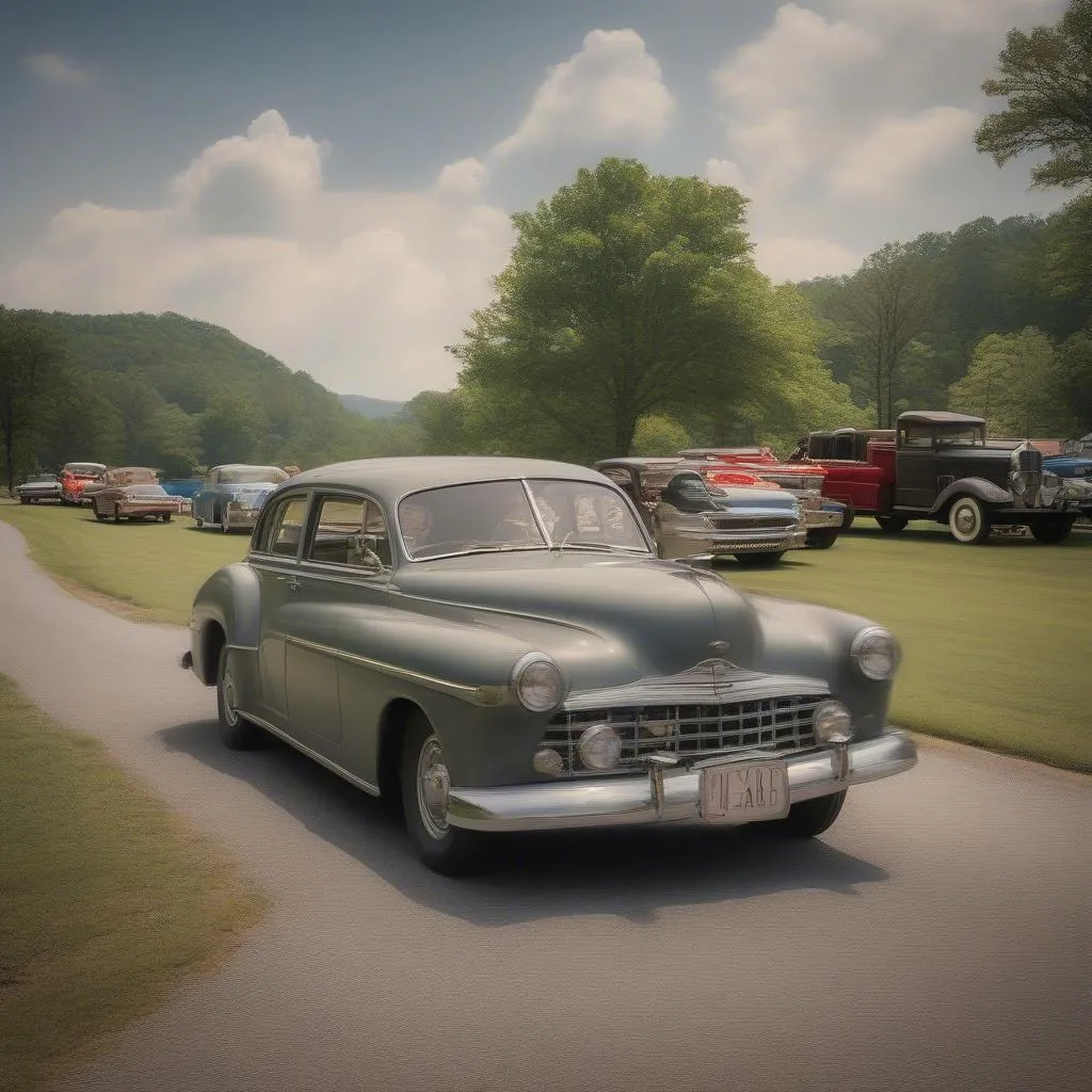 Classic Car Rally in Tennessee