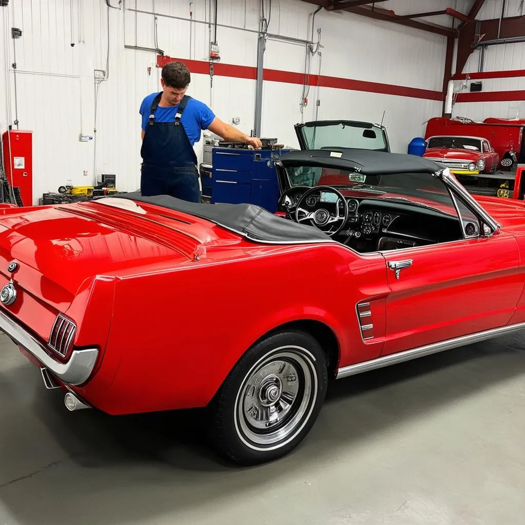 Classic car restoration in Dallas, Texas