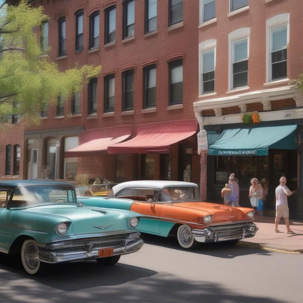 Classic Cars at Depot Town