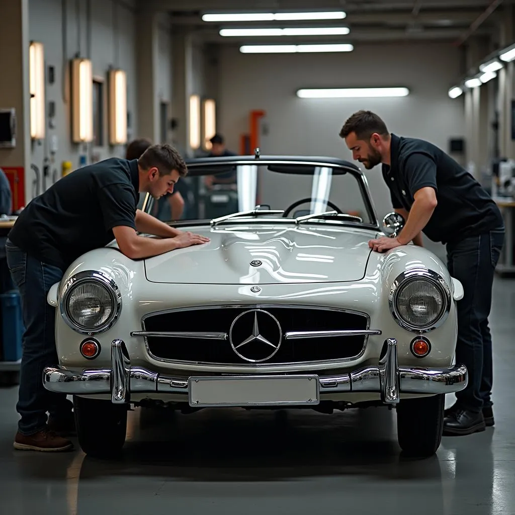 Restoring a Classic Mercedes-Benz SL-Class