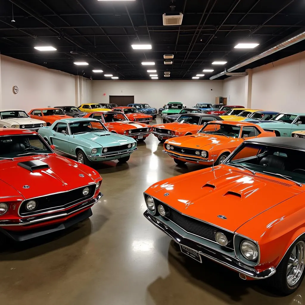 Classic Muscle Car Lineup