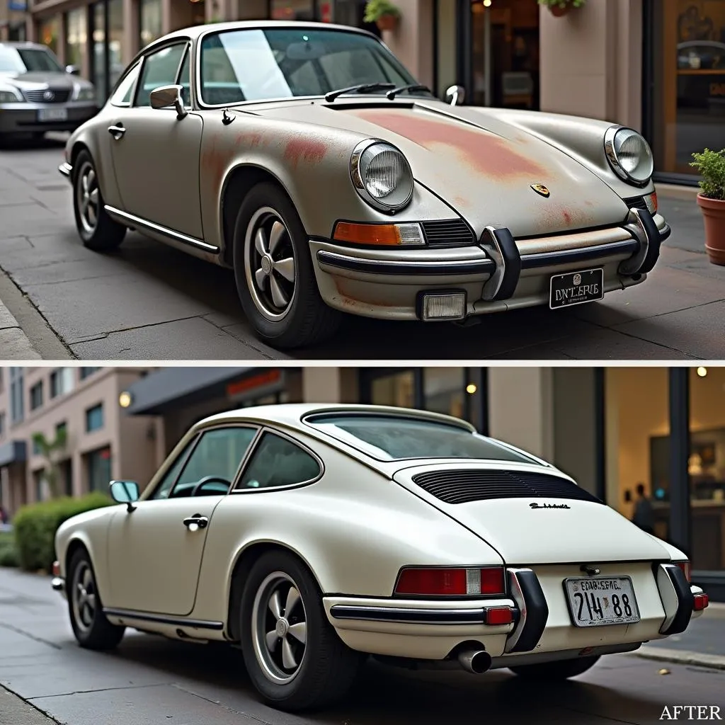 Restoration of a classic Porsche 911