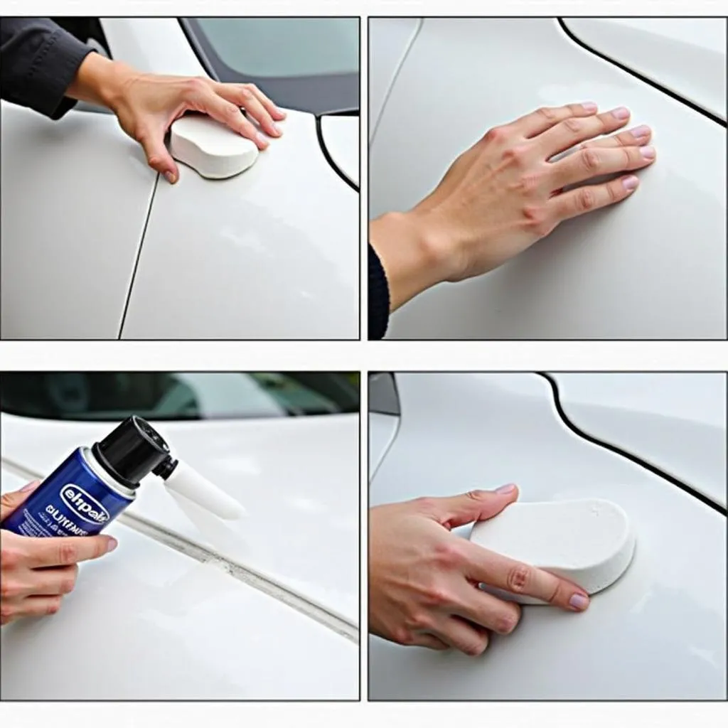 Using a clay bar for car detailing