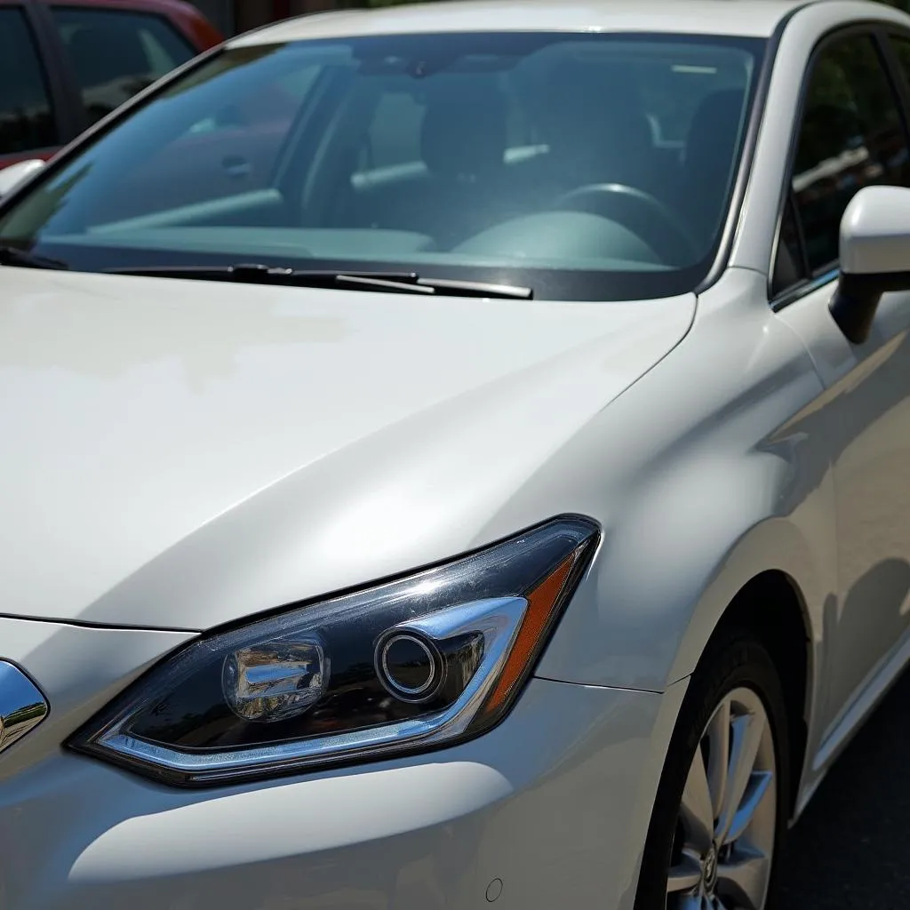 Clean and Shiny Car Exterior