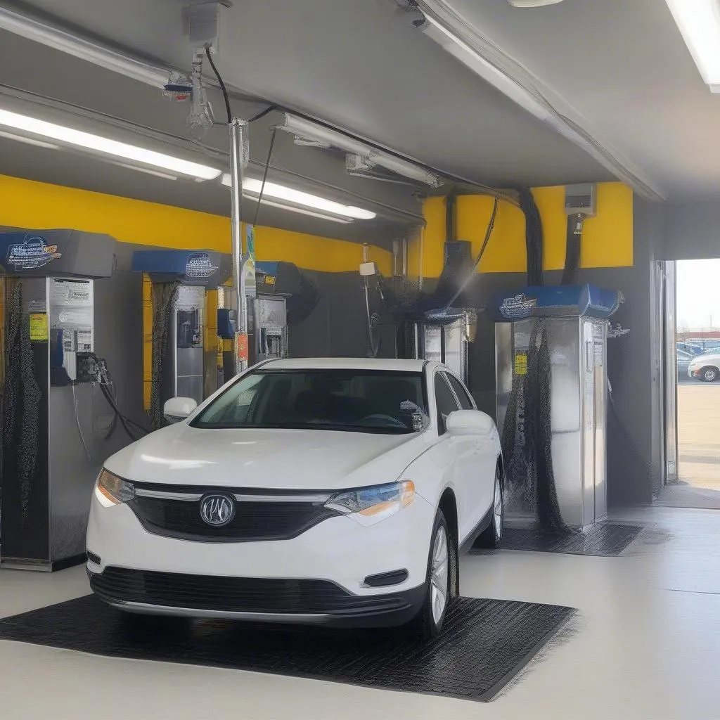 Modern and Clean Car Wash Facility