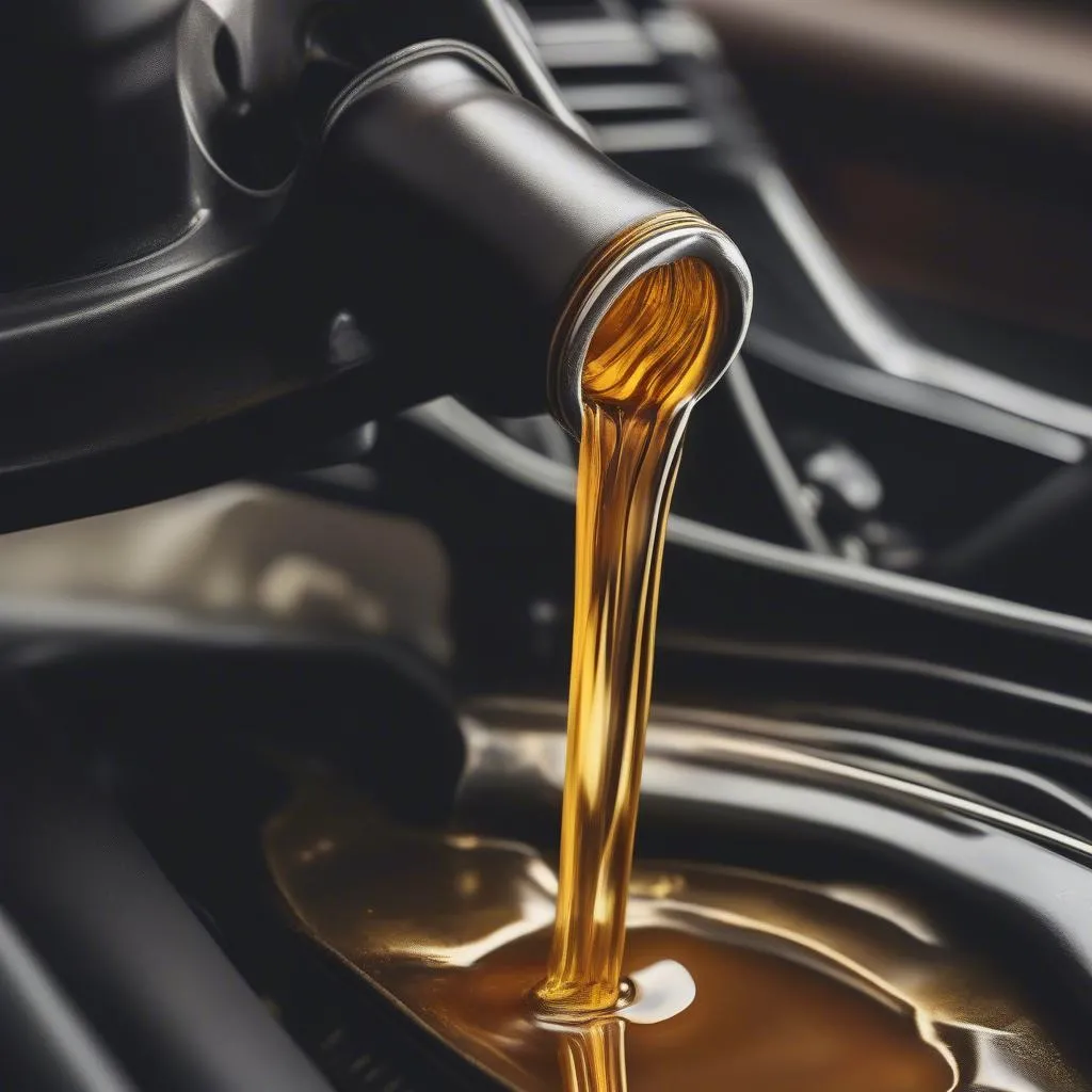 Clean engine oil