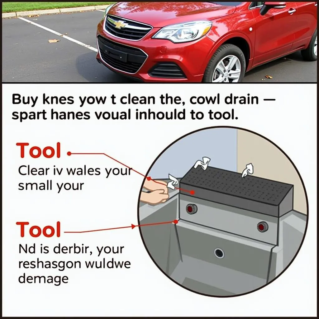 Cleaning Car Cowl Drain