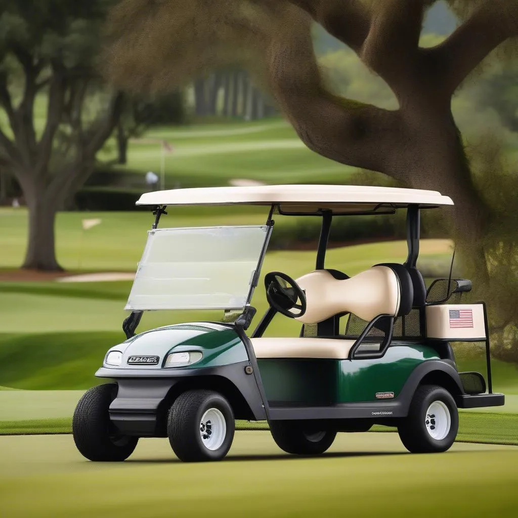 Classic Club Car on Golf Course