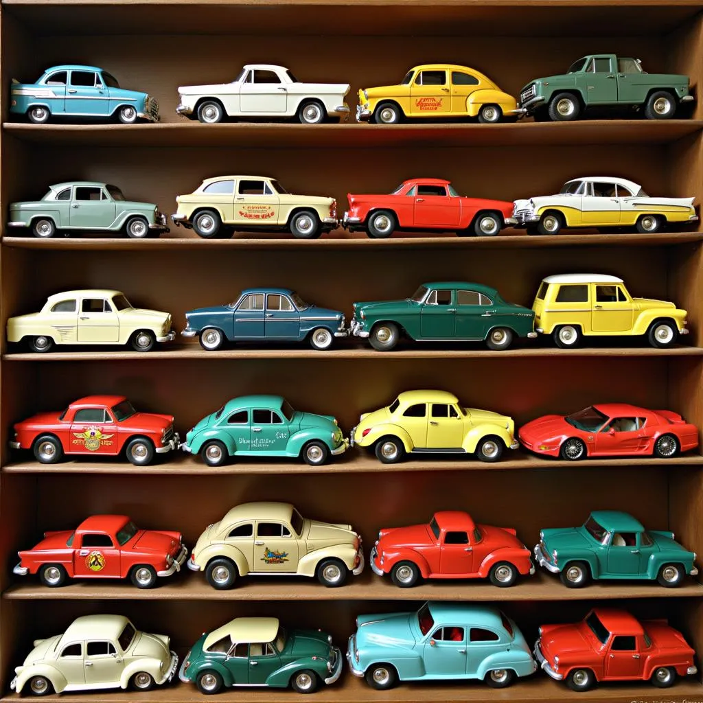 Collection of Aurora Vintage Slot Cars