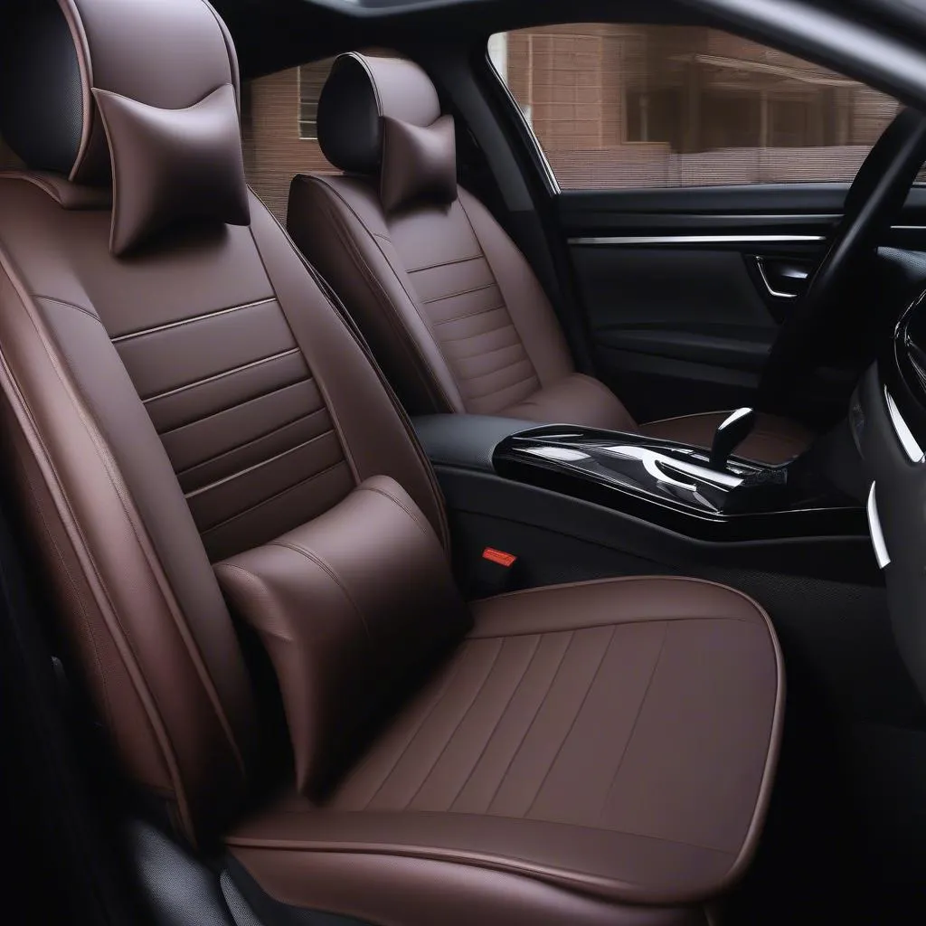 Leather car seat covers