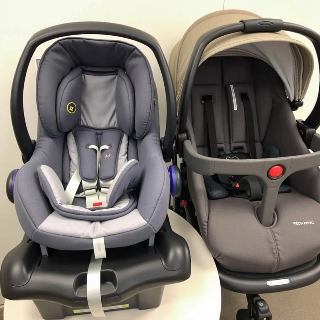 Compatible car seats for a 2 seat stroller