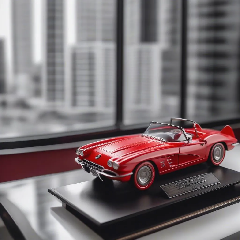 Corvette model car