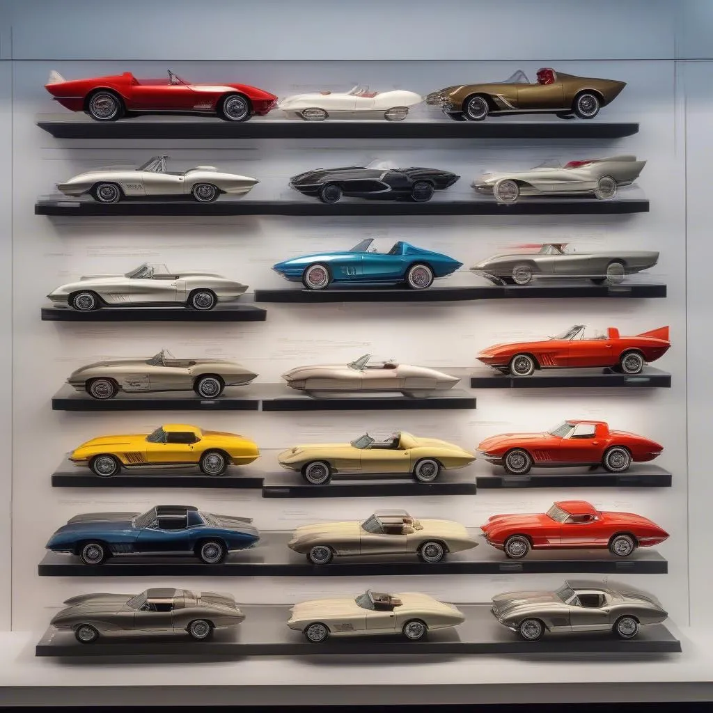 Corvette model car history