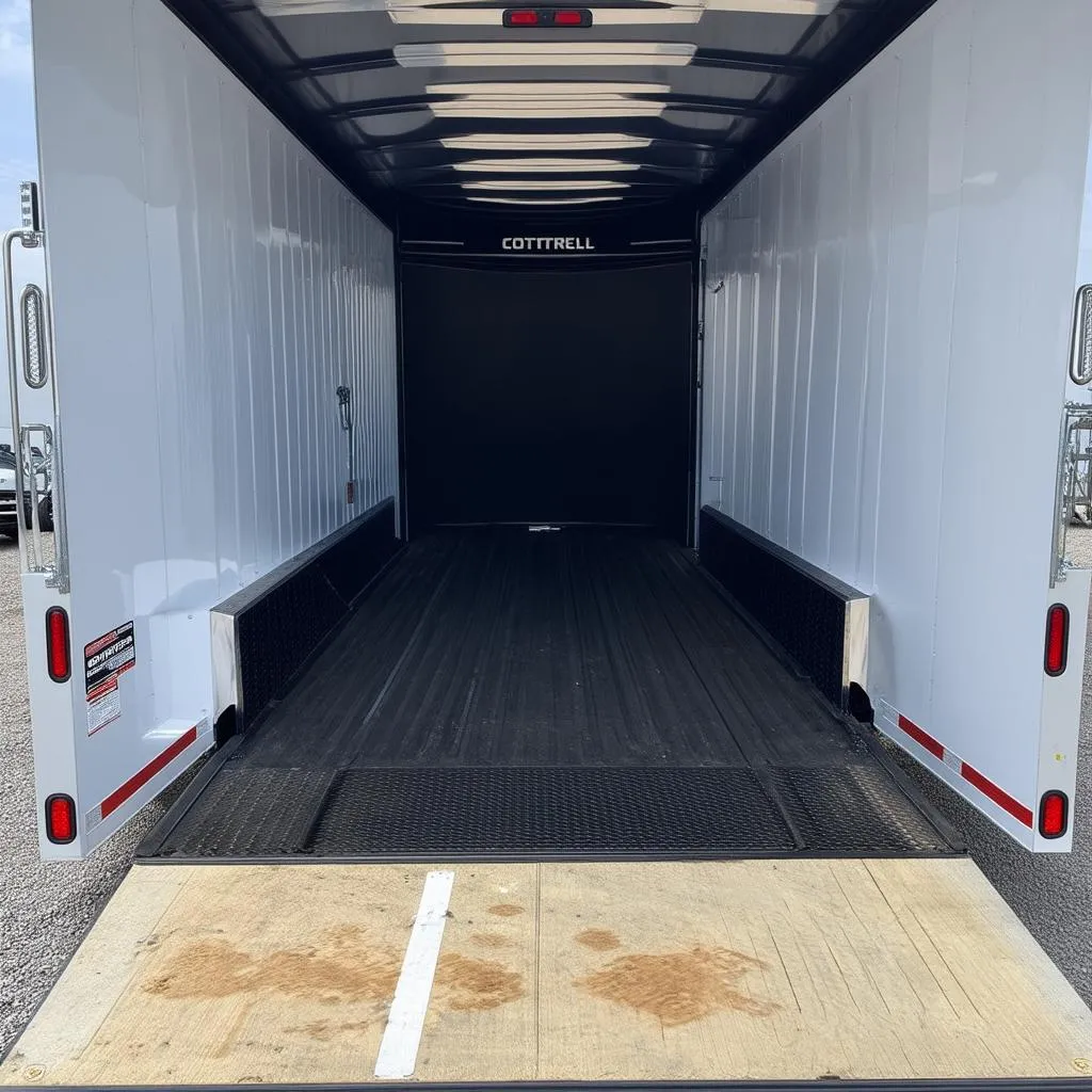 Cottrell 9 Car Hauler Interior