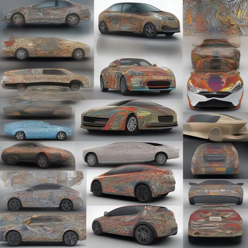 Examples of custom car wrap designs