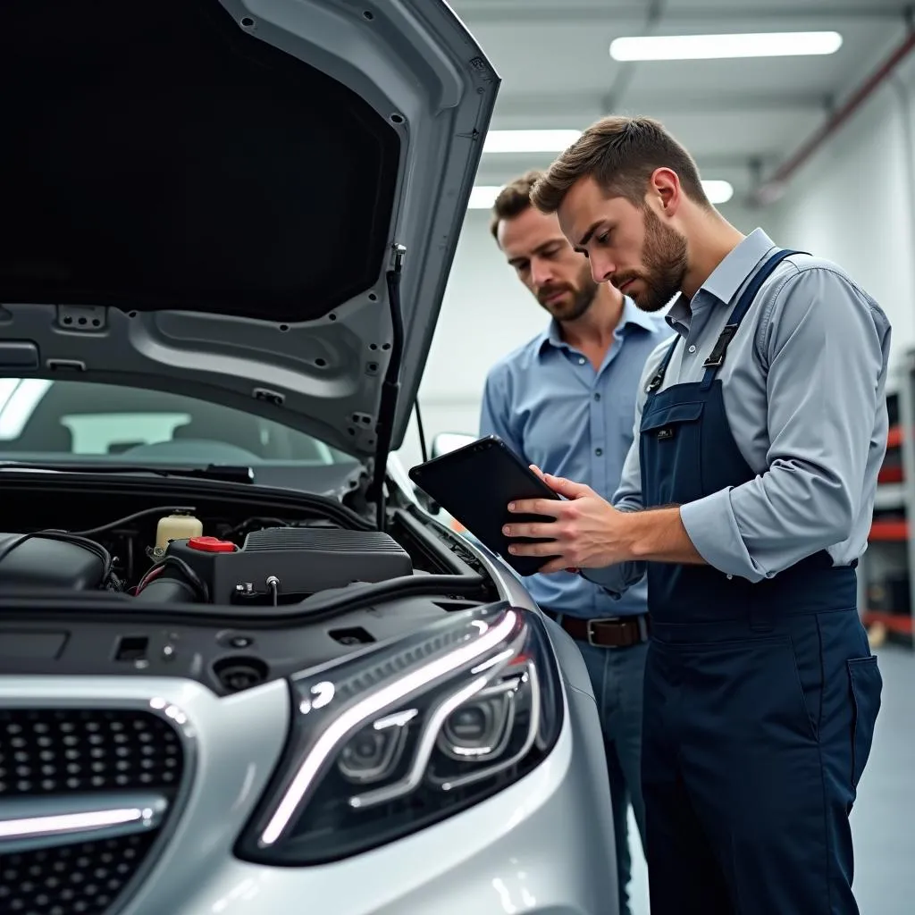 Customer Interaction at an Auto Repair Shop