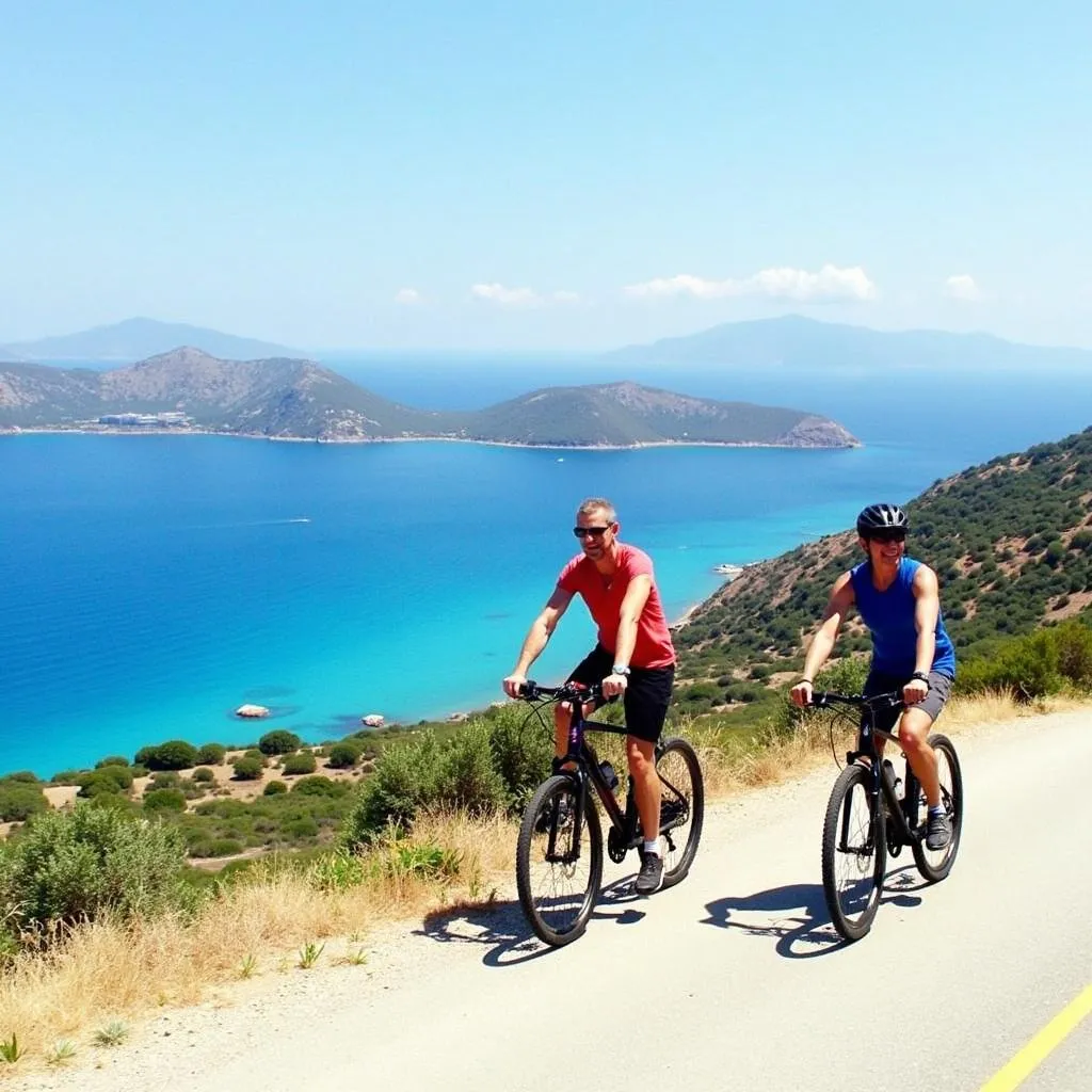 Cycling Naxos Island Coast